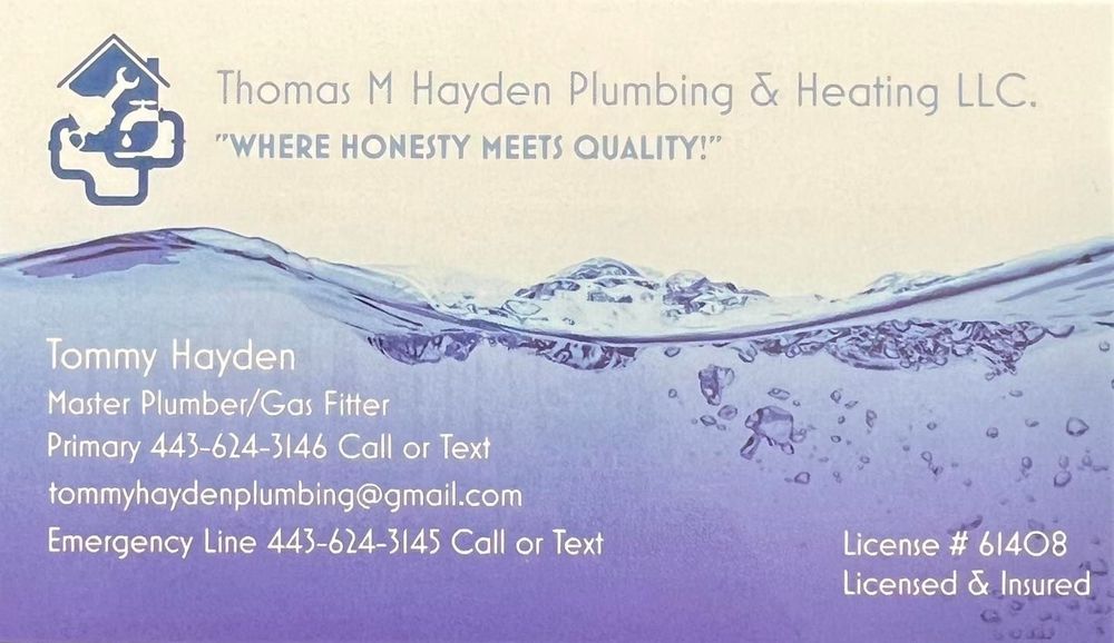 Slide of Thomas M Hayden Plumbing & Heating