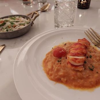 Gordon Ramsay Hell's Kitchen - Lobster risotto and elote - New American Near Me - Miami, Florida Gordon Ramsay Hell's Kitchen - Lobster risotto and elote - New American Near Me - Miami, Florida