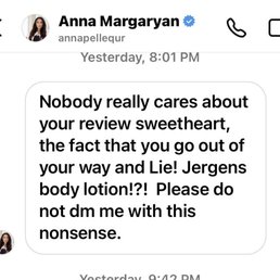 Denial and anger from owner from being called out on her lies and abuse to clients. Denial and anger from owner from being called out on her lies and abuse to clients.