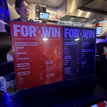 For the Win - Menu - 2026 - Burgers Near Me - Los Angeles, California