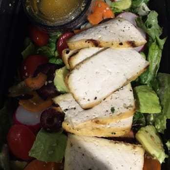 Flower Child - Tofu on chopped salad to go in poor lighting - Salad Near Me - Phoenix, Arizona Flower Child - Tofu on chopped salad to go in poor lighting - Salad Near Me - Phoenix, Arizona