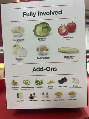 Menu photo 1 Firehouse Subs Davie, FL