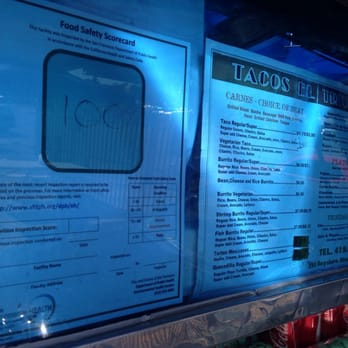 Tacos El Triunfo - The city Safety and clean score is 100 highly impressive - Food Trucks Near Me - San Francisco, California Tacos El Triunfo - The city Safety and clean score is 100 highly impressive - Food Trucks Near Me - San Francisco, California