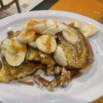 Pittsfield Cafe - Banana Nut Bread French Toast - Breakfast & Brunch Near Me - Chicago, Illinois