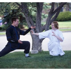 Shaolin Arts of Taylorsville City - Practicing outside!