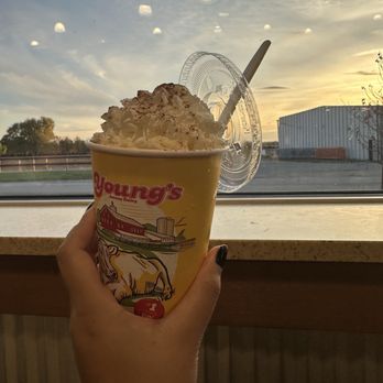 Young's Jersey Dairy - Pumpkin Bumkin Shake - Ice Cream & Frozen Yogurt Near Me - Yellow Springs, Ohio Young's Jersey Dairy - Pumpkin Bumkin Shake - Ice Cream & Frozen Yogurt Near Me - Yellow Springs, Ohio