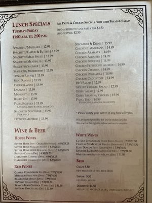 Menu photo 6 Joe's Pizza and Pasta Fort Smith, AR Menu photo 6 Joe's Pizza and Pasta Fort Smith, AR