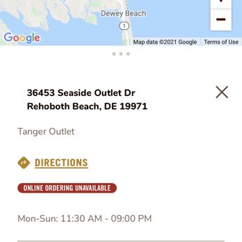 Chipotle Mexican Grill - Location and told to order online which wasn't even working - Mexican Near Me - Rehoboth Beach, Delaware