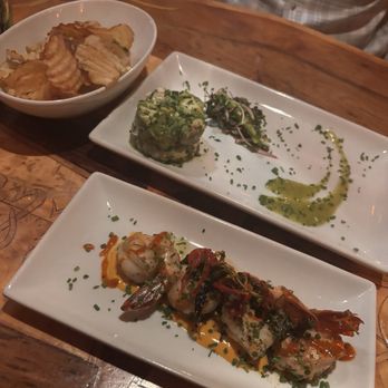 Toulouse Petit Kitchen & Lounge - Ceviche TG, 'Sinister' Prawns (6each) TG - Seafood Near Me - Seattle, Washington