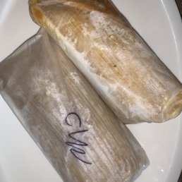 Chicken and pork tamales Chicken and pork tamales