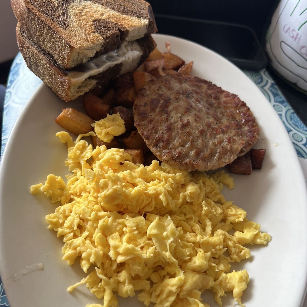 Crazy Beans - Eggs any style + side of sausage patties - Breakfast & Brunch Near Me - Greenport, New York Crazy Beans - Eggs any style + side of sausage patties - Breakfast & Brunch Near Me - Greenport, New York
