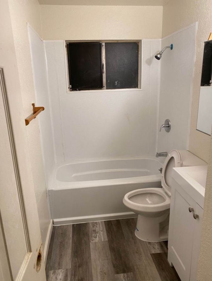 Slide of Parter's Bathroom Remodel