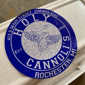 Holy Cannoli's - Store label - Desserts Near Me - Rochester, Michigan