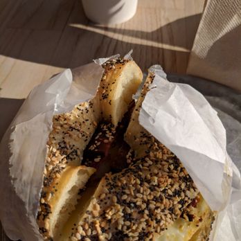 Bagelsaurus - Classic jumbo on everything - Bagels Near Me - Cambridge, Massachusetts