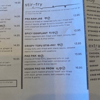Maprow Thai - Menu error - Thai Near Me - Crofton, Maryland