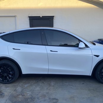 OC Tint Solutions - Tesla Model Y, 3M Ceramic 20% all around. - Car Window Tinting Near Me - Costa Mesa, California OC Tint Solutions - Tesla Model Y, 3M Ceramic 20% all around. - Car Window Tinting Near Me - Costa Mesa, California