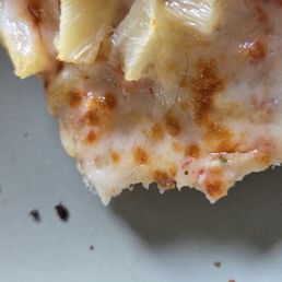 Hair found on my slice. I dont have black curly hair... Hair found on my slice. I dont have black curly hair...