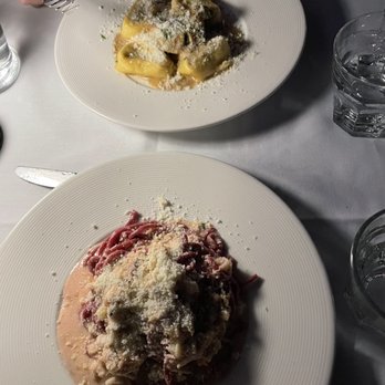 Luna Blu - Short ribs ravioli & Tagliolini Al Granchio- both were fantastic! - Italian Near Me - Tiburon, California Luna Blu - Short ribs ravioli & Tagliolini Al Granchio- both were fantastic! - Italian Near Me - Tiburon, California