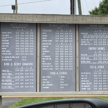 Burr & Berry Coffee - Menu - Coffee & Tea Near Me - Charlotte, North Carolina
