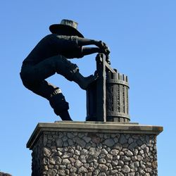 Grape Crusher Statue