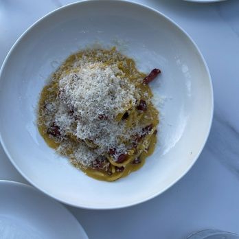 Poppy & Seed - Spaghetti carbonara. - American Near Me - Anaheim, California Poppy & Seed - Spaghetti carbonara. - American Near Me - Anaheim, California