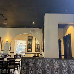 Dough Forge - View to the kitchen and toilets from our table