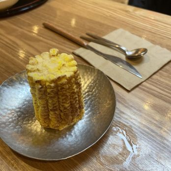 Konban - corn ice cream (with white chocolate coating) - Izakaya Near Me - New York, New York