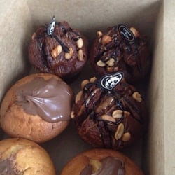 Colombus Cafe - Offre boîte de 6 muffins à 12€ ici snickers et Nutella
