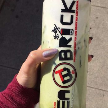 Tea Brick - Sea salt matcha green milk tea - Tea Rooms Near Me - Monterey Park, California