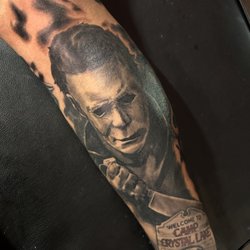 Solid Ink Tattoos - Michael Myers from Halloween.
Artist: Crysta