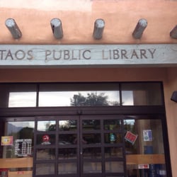 Taos Public Library - Front door