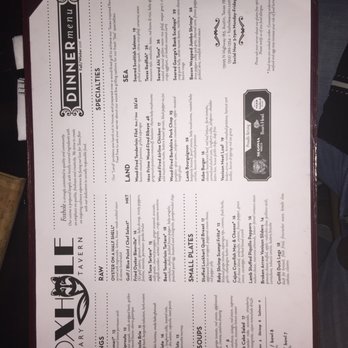 Foxhole Culinary Tavern - Can ya read it? - New American Near Me - Austin, Texas