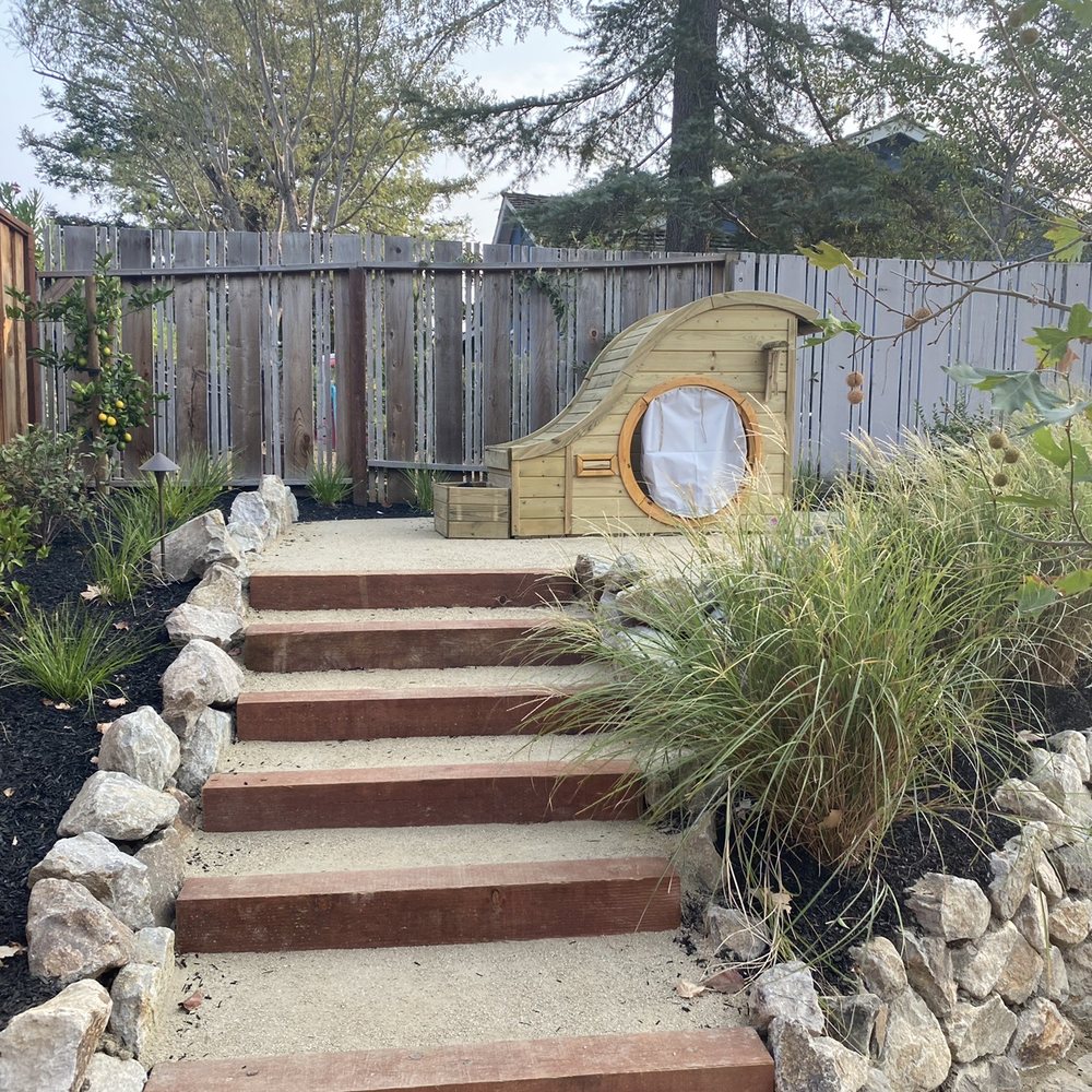 K & B Landscape Services - steps leading up to a garden - Landscaping Near Me - Pleasanton, California