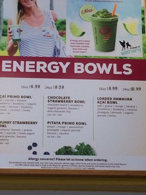 Menu photo 4 Jamba Honolulu, HI