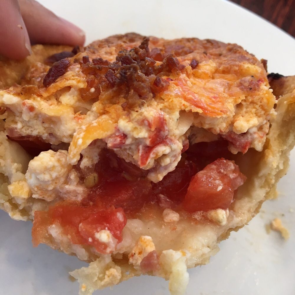 Wildflour Pastry - Pimento cheese bacon tomato pie was good - Desserts Near Me - Charleston, South Carolina