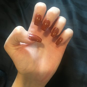 Family Nails Salon - They look even better in person, and she did a really good job with the shape/making them symmetrical. - Nail Salons Near Me - Houston, Texas