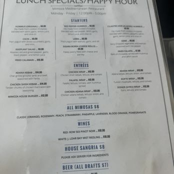 Mimoza Mediterranean Restaurant - Happy Hour/Lunch menu - Mediterranean Near Me - San Diego, California Mimoza Mediterranean Restaurant - Happy Hour/Lunch menu - Mediterranean Near Me - San Diego, California