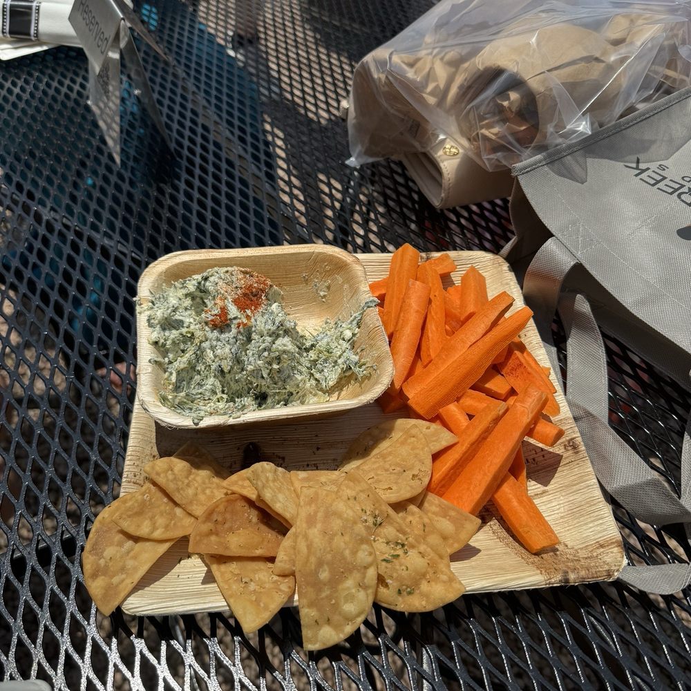 Grape Creek Vineyard - Spinach artichoke dip - Wineries Near Me - Fredericksburg, Texas