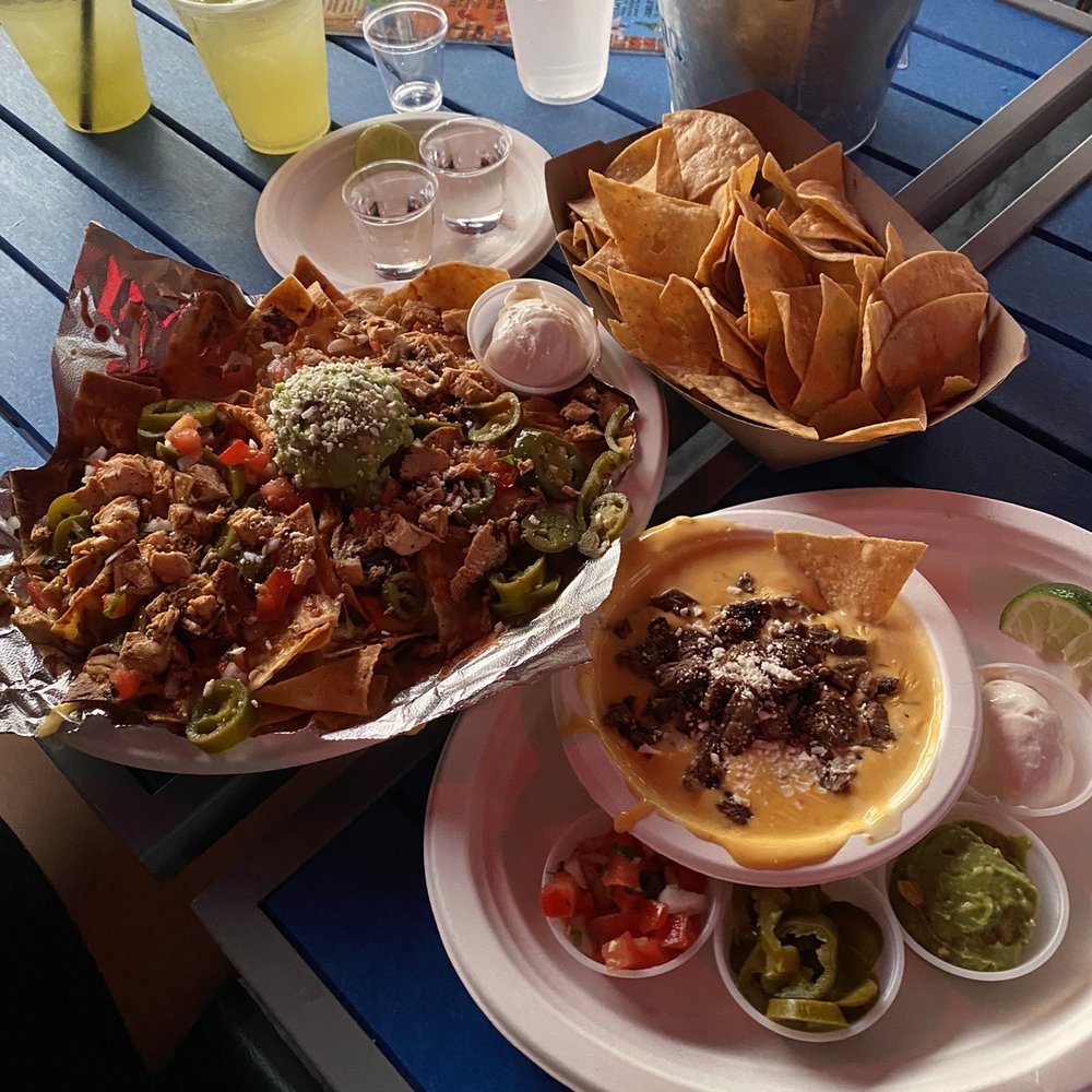 Cabo Cantina - Chicken nachos and steak cheese dip. - Mexican Near Me - Venice, California Cabo Cantina - Chicken nachos and steak cheese dip. - Mexican Near Me - Venice, California