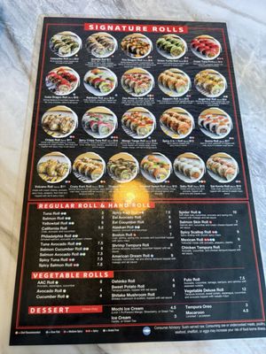 Menu photo 3 Sushi Taku Charlotte, NC