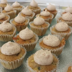 cupCAKES a la Yola - Zucchini Pecan, pumpkin spiced with cream cheese butter frosting