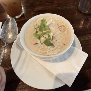 The Baht - TOM KHA CHICKEN SOUP - Thai Near Me - Gatlinburg, Tennessee