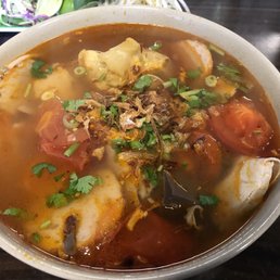 crab and porc rice noodle