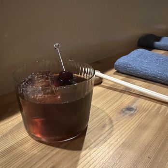 Nama Oyster Bar - Black cherry old fashion - Live/Raw Food Near Me - Ashland, Oregon Nama Oyster Bar - Black cherry old fashion - Live/Raw Food Near Me - Ashland, Oregon