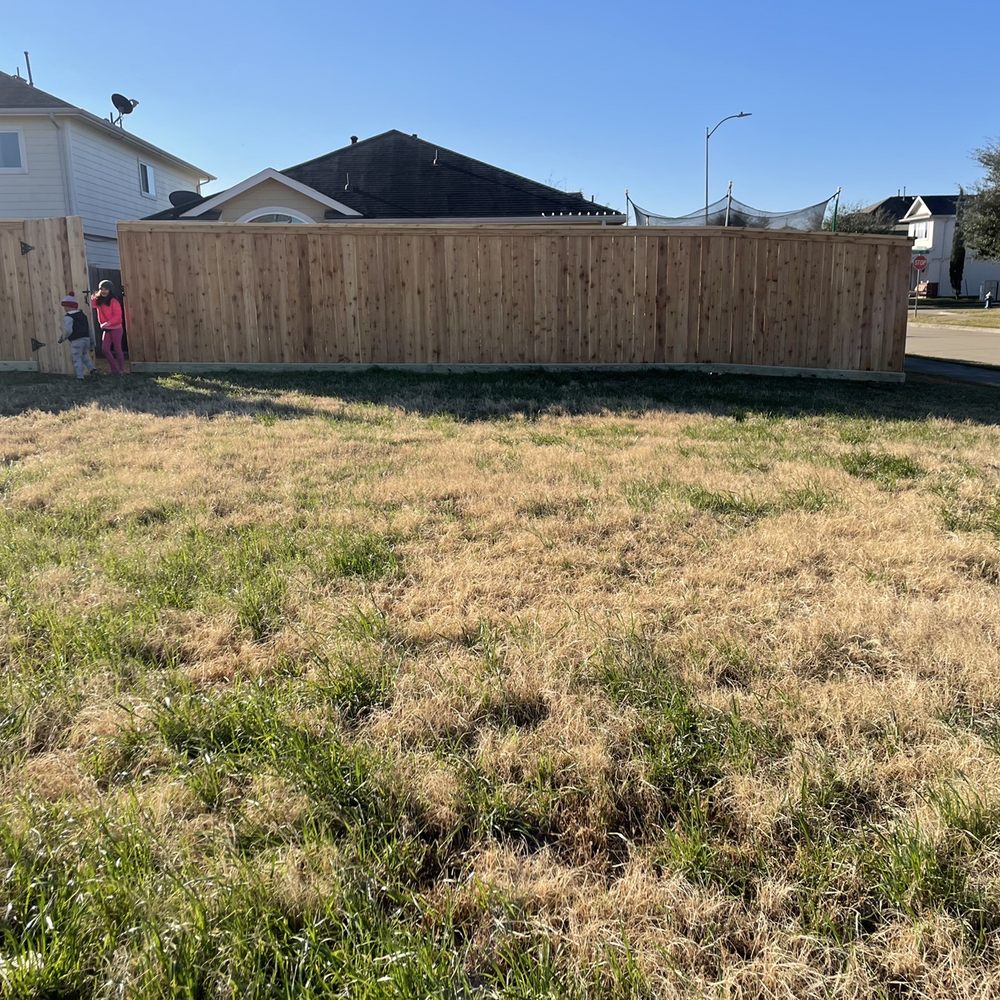Texas Fence - Back side of new fence - Fences & Gates Near Me - Houston, Texas