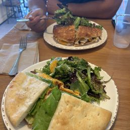 Gf sandwich made with gf focaccia bread