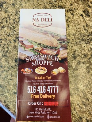 Menu photo 3 Na Deli New Hyde Park, NY