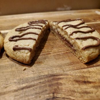 Crumbl - Rochester - Hazelnut Sea Salt cookie. Yep, it's stuffed! - Bakeries Near Me - Rochester, Minnesota