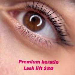 Olesia Lashes - Premium keratin lash lift 
Price $80