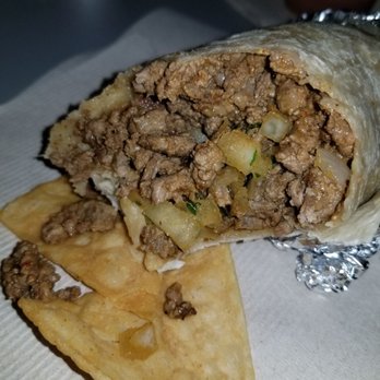 Casa De Papi - All meat burrito, half eaten of course. - Mexican Near Me - Canoga Park, California